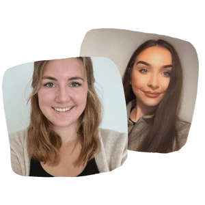 Sophie and Kaitlin